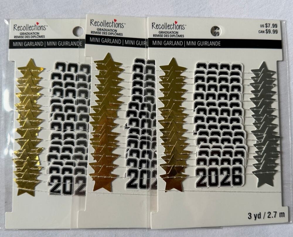 2026 Mini Garland 3 Packs